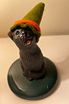 Show product details for Black Cat Green Hat